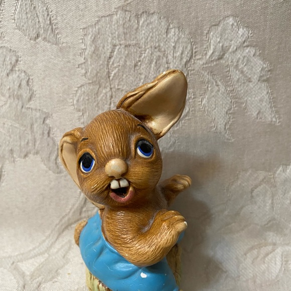 Vtg Pendelfin Stone Crafted “The Thumper” Figure Burnley England Bunny Rabbit - Picture 4 of 12